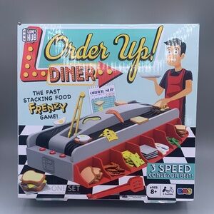Order Up! Diner Stacking Food Frenzy Game Games Hub NIB